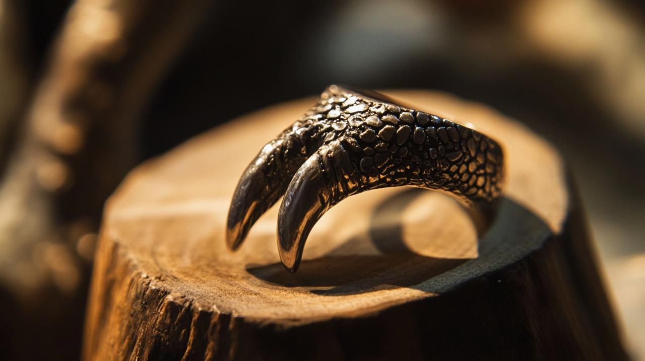 La fascinación por el Anillo Dinosaurio Garra Velociraptor en la joyería alternativa moderna