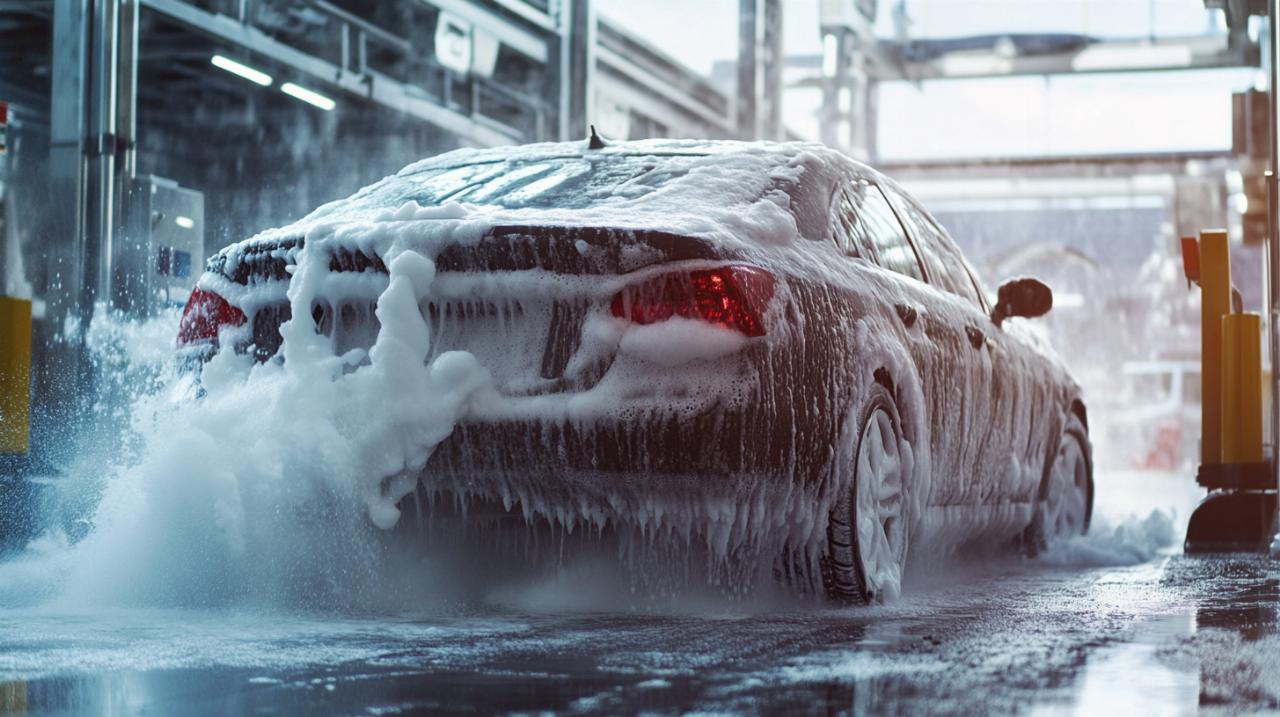 Espuma activa para lavado de coches: ¿cuáles son las ventajas y desventajas? Descubre cómo tensioactivos y agentes espumantes protegen tu vehículo